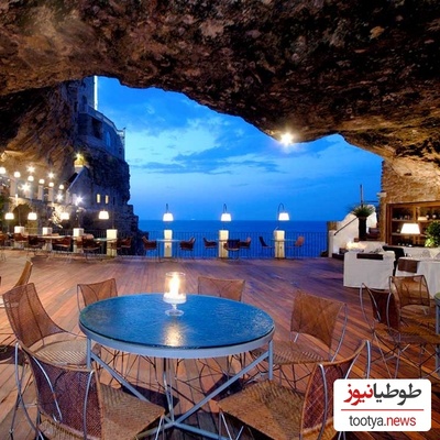 عجیب‌ترین و زیباترین رستوران دنیا؛ نگاهی به داخل غار پالاززه!