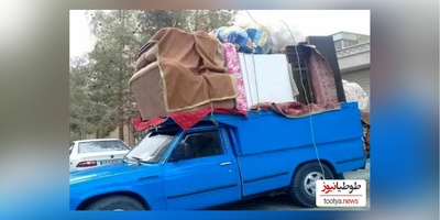 خلاقیت تحسین برانگیز راننده نیسان ایرانی در تعمیر ماشینش بازم ثابت کرد که هنر نزد ایرانیان است و بس+ فیلم