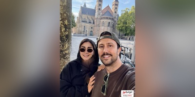 سنگ تمام شاهرخ استخری در تولد همسرش سپیده بزمی‌پور در بلژیک+عکس