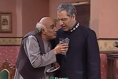 (ویدئو) خنده‌دارترین پشت صحنه سریالهای طنز که تا حالا دیدید با اختلاف همینه ؛ قیافه نصرالله رادش عالیهه😂😂