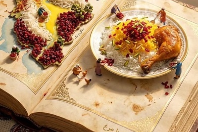 کوه برنج زعفرانی، دشت قورمه‌سبزی و قیمه‌های لذیذ که عطرشان در کوچه‌های قدیمی می‌پیچد؛ غذاهای ایرانی فقط خوراک نیستند، روایت زنده‌ی تاریخ جغرافیا و روح یک ملت‌اند