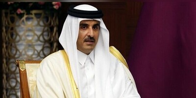 فیلم+ ادای احترام متفاوت امیر قطر به پیکر رئیس‌جمهور و وزیر خارجهٔ شهید