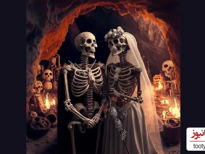 (تصاویر)مراسم ازدواج دو نوزاد که 30 سال پیش مرده اند!/انیمیشن عروس مردگان واقعی شد