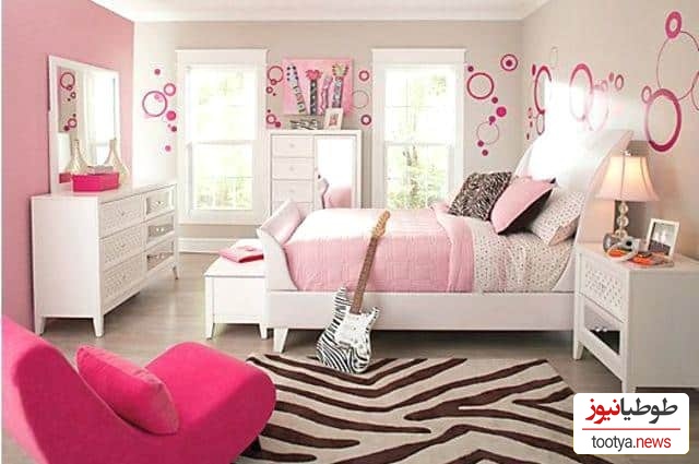 (عکس) جدیدترین ایده های دیزاین اتاق خواب فانتزی مخصوص دختر خانم های باسلیقه