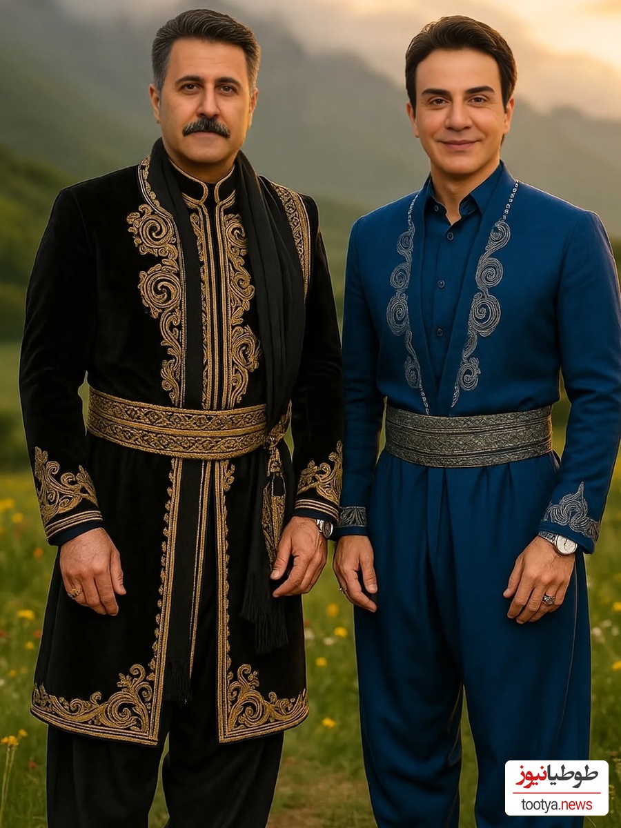 هومن حاجی عبداللهی و عمو پورنگ