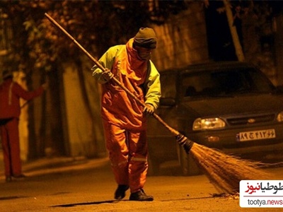 خلاقیت خنده دار رفتگر شهرداری برای اختراع جارو دستی چرخ دار به محبوبیت جهانی دست یافت/ آدم زبونش بند میاد از اینهمه استعداد😂