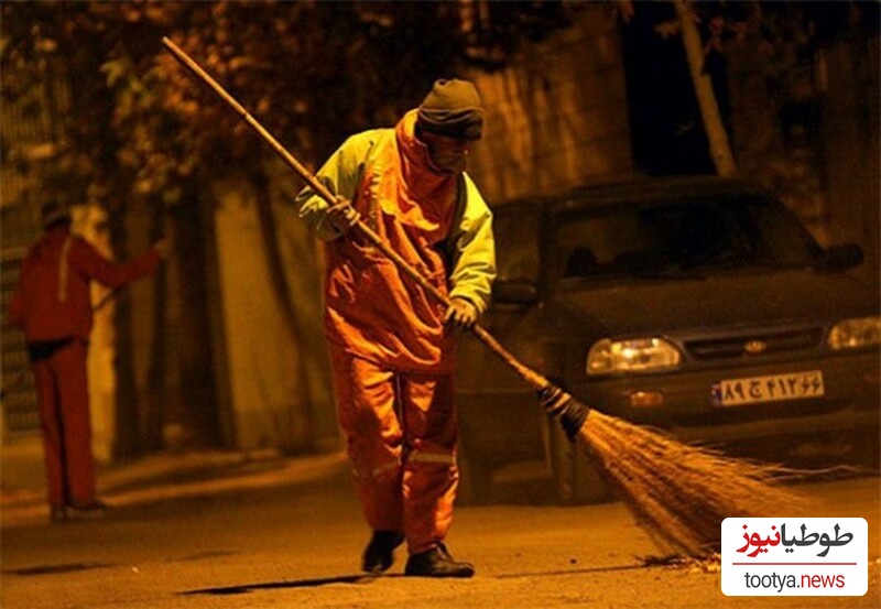 خلاقیت خنده دار رفتگر شهرداری برای اختراع جارو دستی چرخ دار به محبوبیت جهانی دست یافت/ آدم زبونش بند میاد از اینهمه استعداد😂