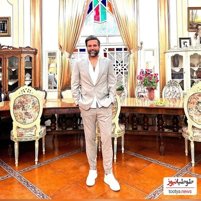 نگاهی به چیدمان منزل شاهانه و باشکوه علیرضا نیک‌بخت، ستاره درخشان فوتبال: از مبلمان مدرن و پرده‌های اعیانی تا درختچه‌های تزئینی