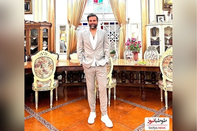 نگاهی به چیدمان منزل شاهانه و باشکوه علیرضا نیک‌بخت، ستاره درخشان فوتبال: از مبلمان مدرن و پرده‌های اعیانی تا درختچه‌های تزئینی