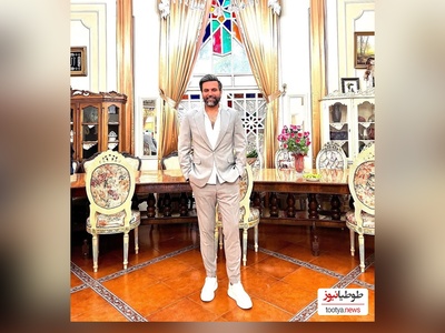 نگاهی به چیدمان منزل شاهانه و باشکوه علیرضا نیک‌بخت، ستاره درخشان فوتبال: از مبلمان مدرن و پرده‌های اعیانی تا درختچه‌های تزئینی