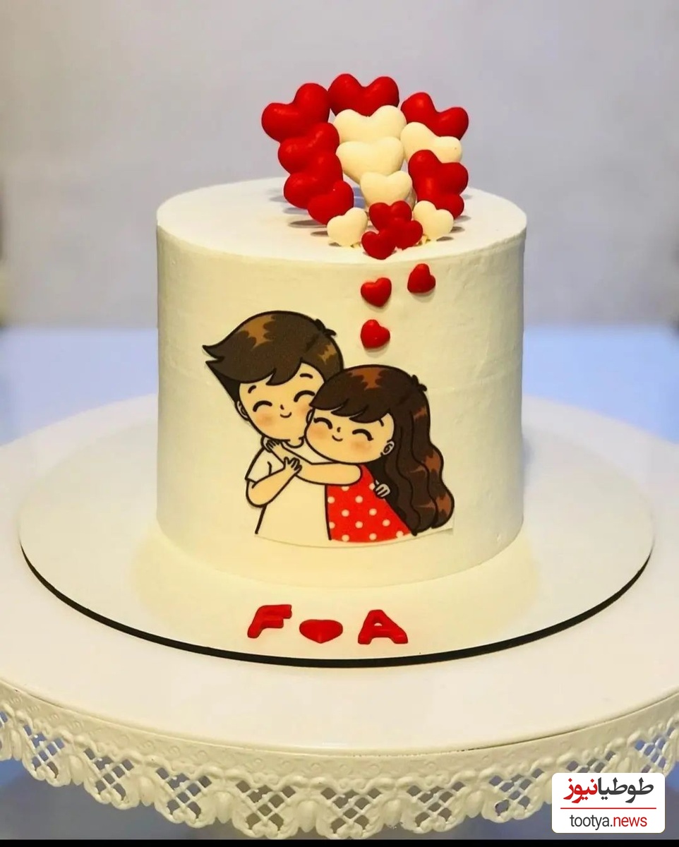 کیک ویژه ولنتاین