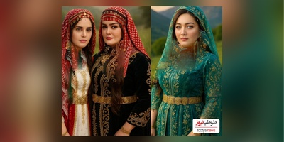 درخشش هنرمندان ایرانی در لباس اصیل و سنتی ایران، کُردی: از نعیمه نظام دوست و نیکی کریمی تا بهنوش طباطبایی و  الناز شاکردوست