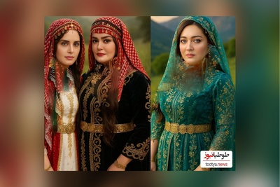 درخشش هنرمندان ایرانی در لباس اصیل و سنتی ایران، کُردی: از نعیمه نظام دوست و نیکی کریمی تا بهنوش طباطبایی و  الناز شاکردوست