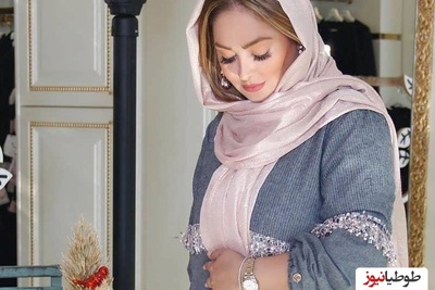 دلنوشته عاشقانه الهام حمیدی برای نوزادش: بلاخره 9 ماه انتظار به سر اومد...