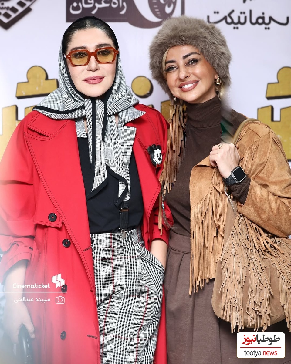 حضور غزاله اکرمی، شراره رخام، نسیم ادبی، شهره سلطانی، نفیسه روشن، خاطره حاتمی و سایر ستاره های سینما در اکران مردمی شاه نقش