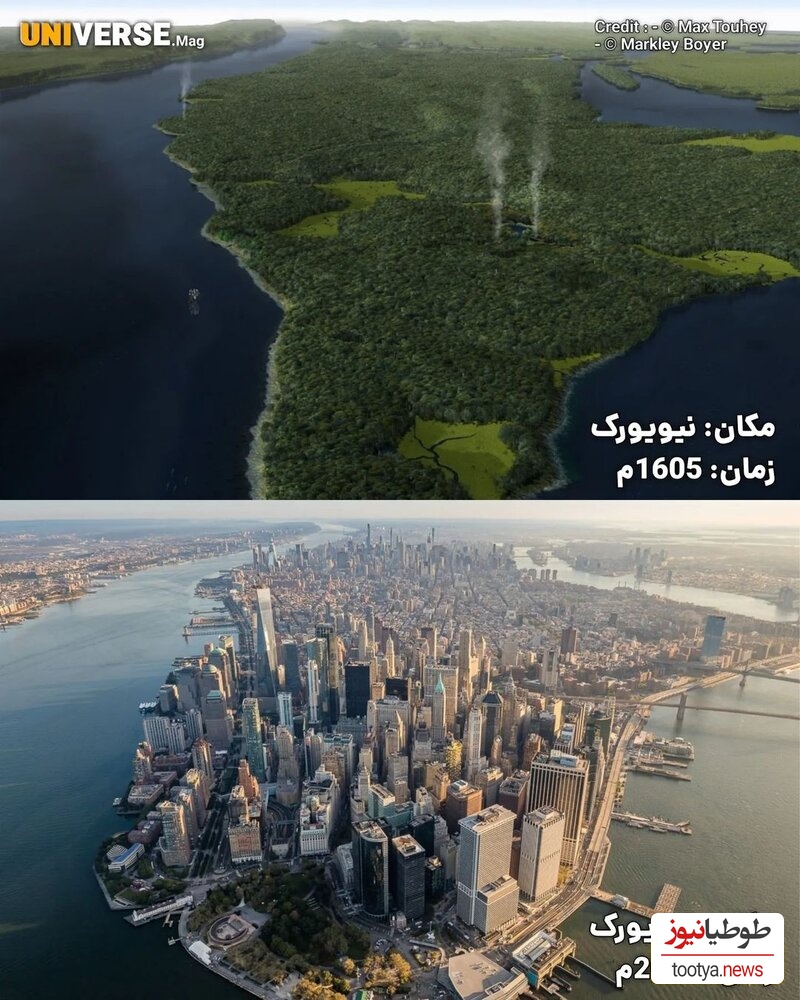 تصاویر دیده نشده از قبل و بعد شهرهای مدرن جهان / فقط ببین چی بودن چی شدن!