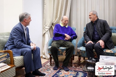 ضیافت افطاری علی نصیریان شبی که مسعود پزشکیان رئیس جمهور کشورمان همراه با دخترشان مهمان خانه ایشان بودند/ افطاری ساده با زولبیا و بامیه