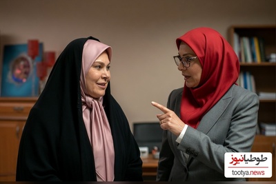 ویدیویی جنجالی از پشت‌صحنه سریال دلدادگان؛ کل‌ کلِ پانته‌آ بهرام و مهرانه مهین‌ترابی!/ دعوا یا شوخی؟!
