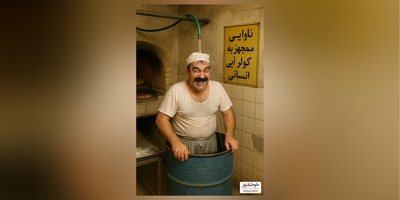 خلاقیت خنده‌دار  شاطر اهوازی برای فرار از گرمای 51 درجه 😂/ فک کنم تنها راه تو این گرما همینه و بس!