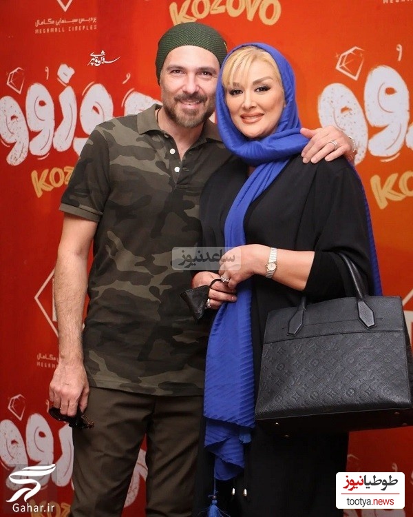 کوروش تهامی و همسر