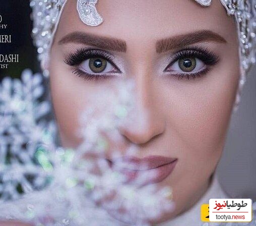 زهره فکور صبور در لباس عروس مثل فرشته ها شده/ چقدر زود بود برای رفتن+عکس