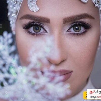 زهره فکور صبور در لباس عروس مثل فرشته ها شده/ چقدر زود بود برای رفتن+عکس
