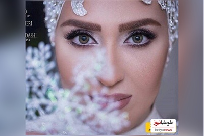 زهره فکور صبور در لباس عروس مثل فرشته ها شده/ چقدر زود بود برای رفتن+عکس