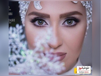 زهره فکور صبور در لباس عروس مثل فرشته ها شده/ چقدر زود بود برای رفتن+عکس