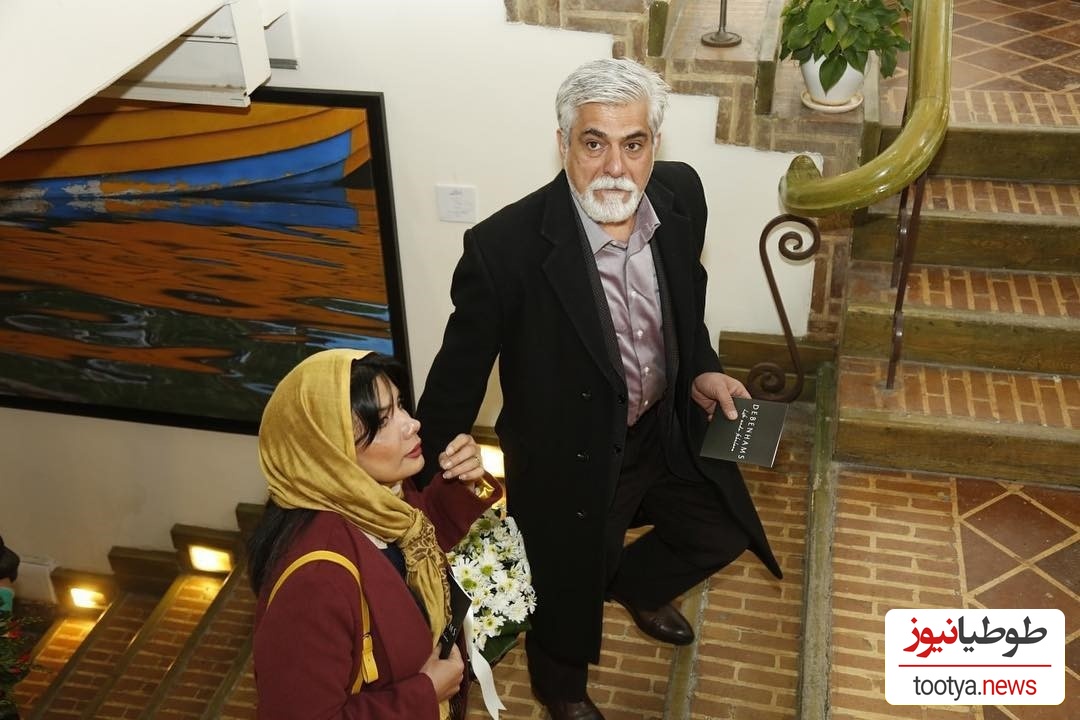 گشتی در منزل حسین پاکدل و همسر هنرمندش، عاطفه رضوی/ از مبلمان مدرن و پرده‌های اعیانی تا ویوی ابدی و کتابخانه