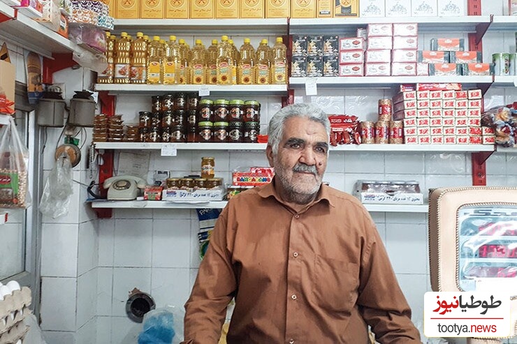 خلاقیت تحسین برانگیز مغازه دار اردبیلی برای کشاندن مشتری حماسه ساز شد/ مغز نیس که معدن طلاست😂👌+عکس