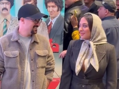 نگاهی به تیپ و استایل شیک و باوقار پاییزی احمد مهران‌فر، آناهیتا درگاهی ،عین الله دریانی و علی امین حسنی در اکران فیلم تهران 57