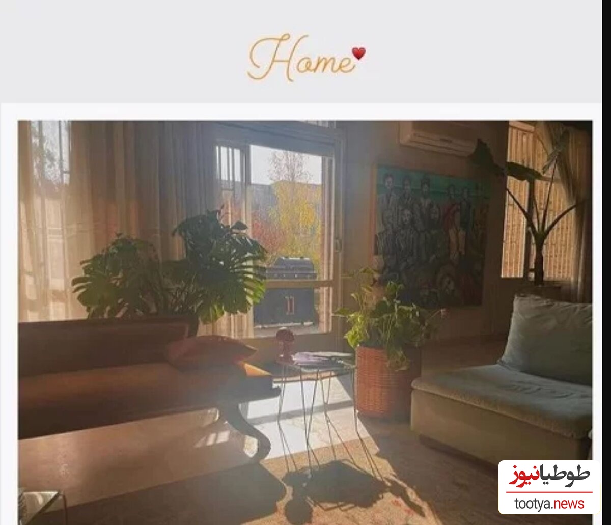 چیدمان منزل فرشته حسینی و نوید محمدزاده