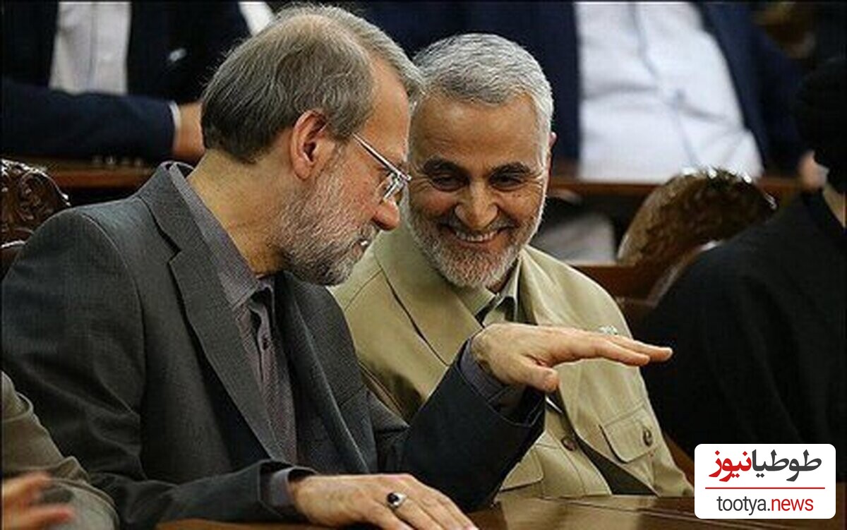 (عکس)نگاهی به ملاقات خصوصی شهید سلیمانی و علی لاریجانی در یک مکان خاص/ تصویری خبرسازی که به تازگی منتشر شده