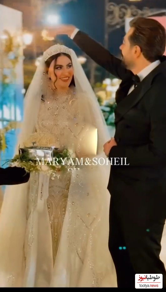 نگاهی ویژه به مراسم عروسی شاهانه و پرطمطراق مریم مومن و همسرش سهیل قاصدی: گل آرایی و تزئیین منحصربه‌فرد کیک چند طبقه با خلاقیت تحسین برانگیز اوستا قناد تهرانی