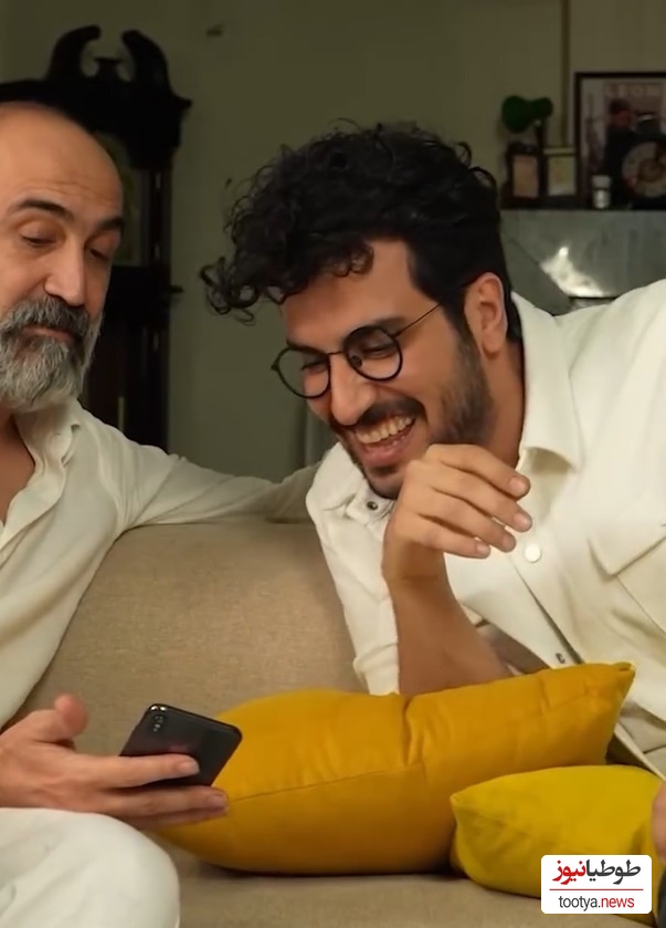 خنده های از ته دل امیرحسین قیاسی در آغوش هادی حجازیفر بعد از جهانی شدن شبا و قلب معروف😂/ پولمو زود بریز کار دارم