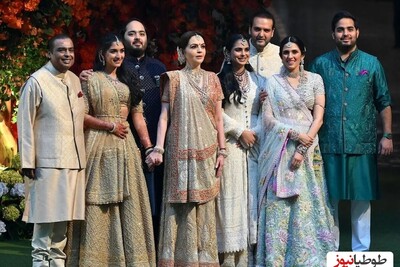 تصاویر شگفت‌انگیزی از لباس عروس ثروتمندترین عروس دنیا در هند+جواهران گران قیمت عروس خانوم/ طاووس ها دور وبر عروس خانوم/شمع آرایی جذاب +خالکوبی های عروس