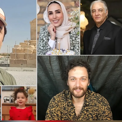 سلفی‌های عاشقانه بازیگران در پشت صحنه زندگی؛ نگاهی به تصاویر بازیگران  سریال ساهره در کنار شریک زندگی‌شان +عکس