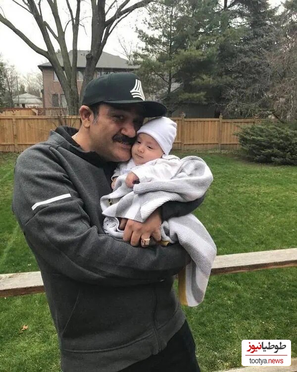 مهران غفوریان و دخترش هانا