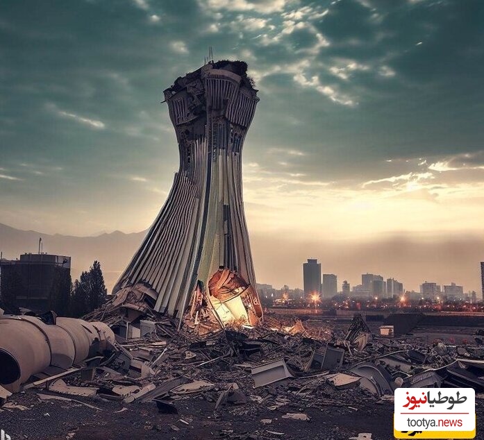 زلزله برج میلاد