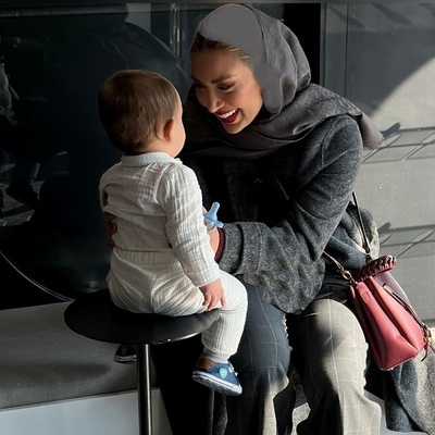 (عکس) عاشقانه های مادرانه مینا مختاری، همسر بهرام رادان برای پسرش / رفته سراغ خرید کدو حلوایی تا برای پسرش سوپ درست کنه