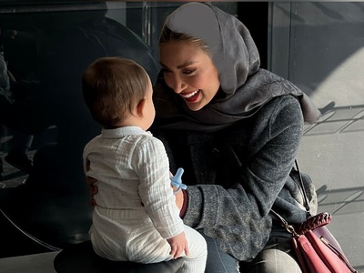 (عکس) عاشقانه های مادرانه مینا مختاری، همسر بهرام رادان برای پسرش / رفته سراغ خرید کدو حلوایی تا برای پسرش سوپ درست کنه