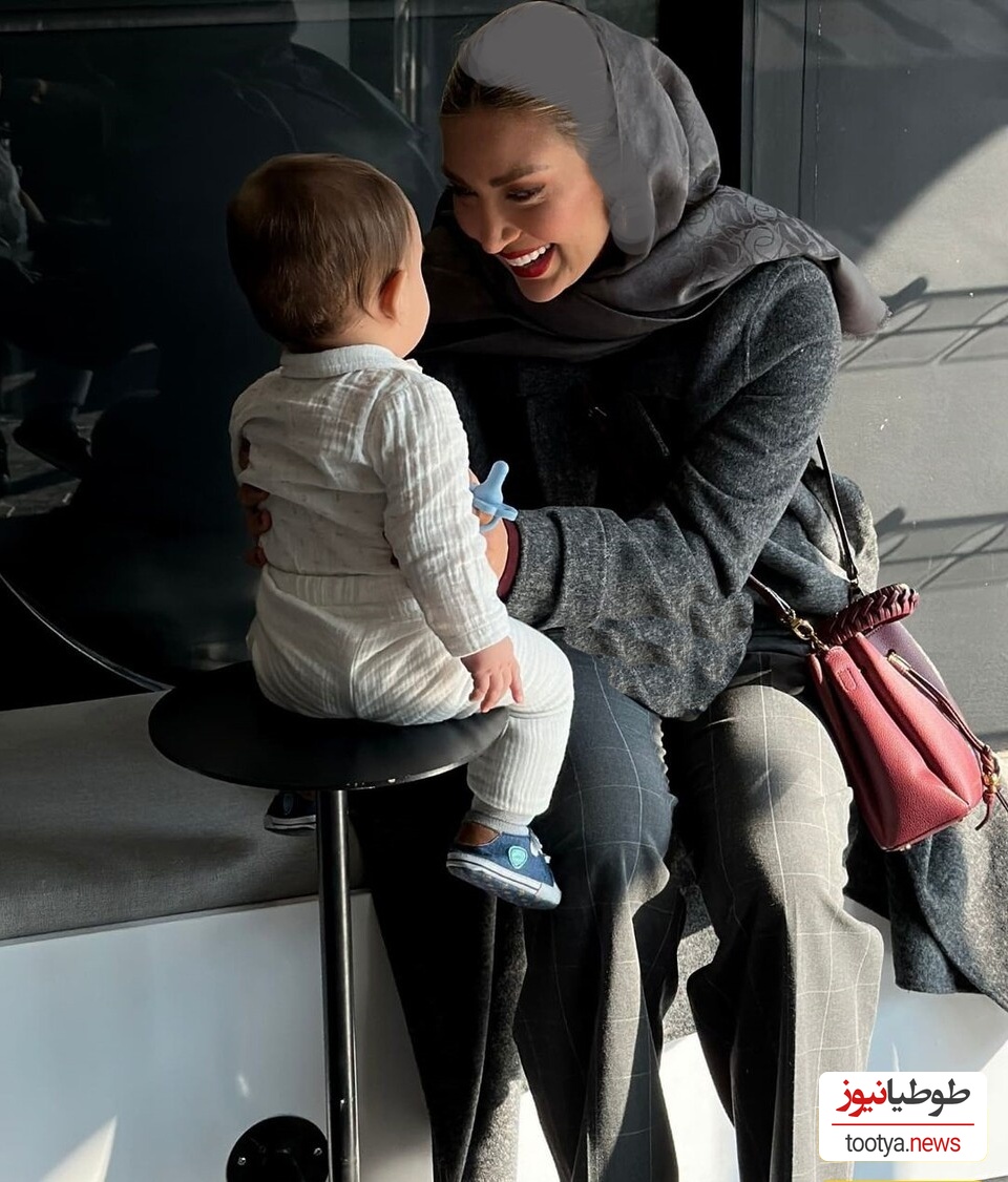 (عکس) عاشقانه های مادرانه مینا مختاری، همسر بهرام رادان برای پسرش / رفته سراغ خرید کدو حلوایی تا برای پسرش سوپ درست کنه