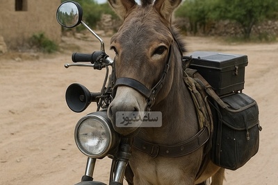 خلاقیت خنده دار اوستا مکانیک اردبیلی برای نصب اگزوز و قطعات موتور هوندا روی الاغش اختراع جدید به نام خودش ثبت کرد!انصافا ترشی نخوره یه چیزی میشه😂