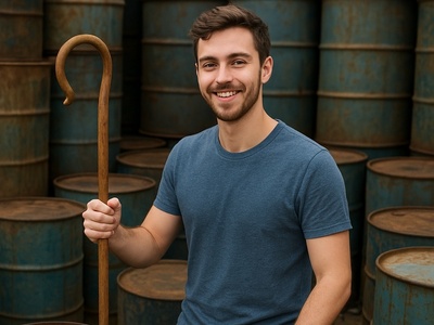 خلاقیت تحسین برانگیز دانشجوی فیزیک ایرانی در جابجایی بشکه حماسه آفرید/ یه تنه کار 10 تا کارگر و انجام داد!