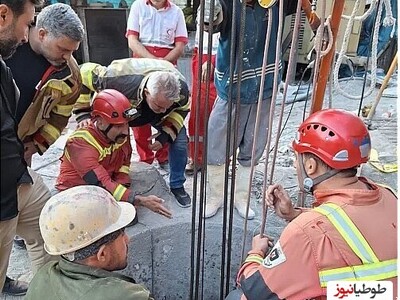 (تصویر)سقوط مرگبار یک کارگر به چاهی در آزادراه تهران - شمال/ کارگر 35 ساله جان باخت