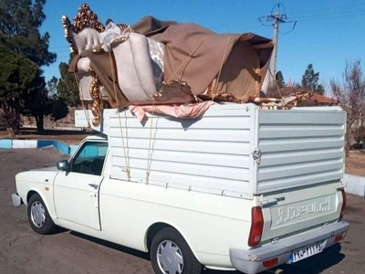 خلاقیت خنده‌دار راننده پیکان وانت تبریزی برای نوشتن جملات پشت کامیونی با الهام از استاد شعر فارسی سعدی حماسه آفرید/ انصافا خوب گفته😂+عکس