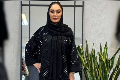 لباس مشکی جنجالی الهام حمیدی؛ چرا این جزئیاتِ خیره‌کننده، همه را در بهت فرو برد؟!