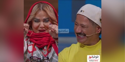 تیکه سنگین بهاره رهنما:علی صادقی  مامان خوبی میشه من زن پوشش رو دیدم😂/ چه عصبانی شده حمید لولایی