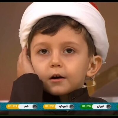 موذن با ماشین لوکس در برنامه زنده تلوزیون/پسر 5 ساله همه را متحیر کرد