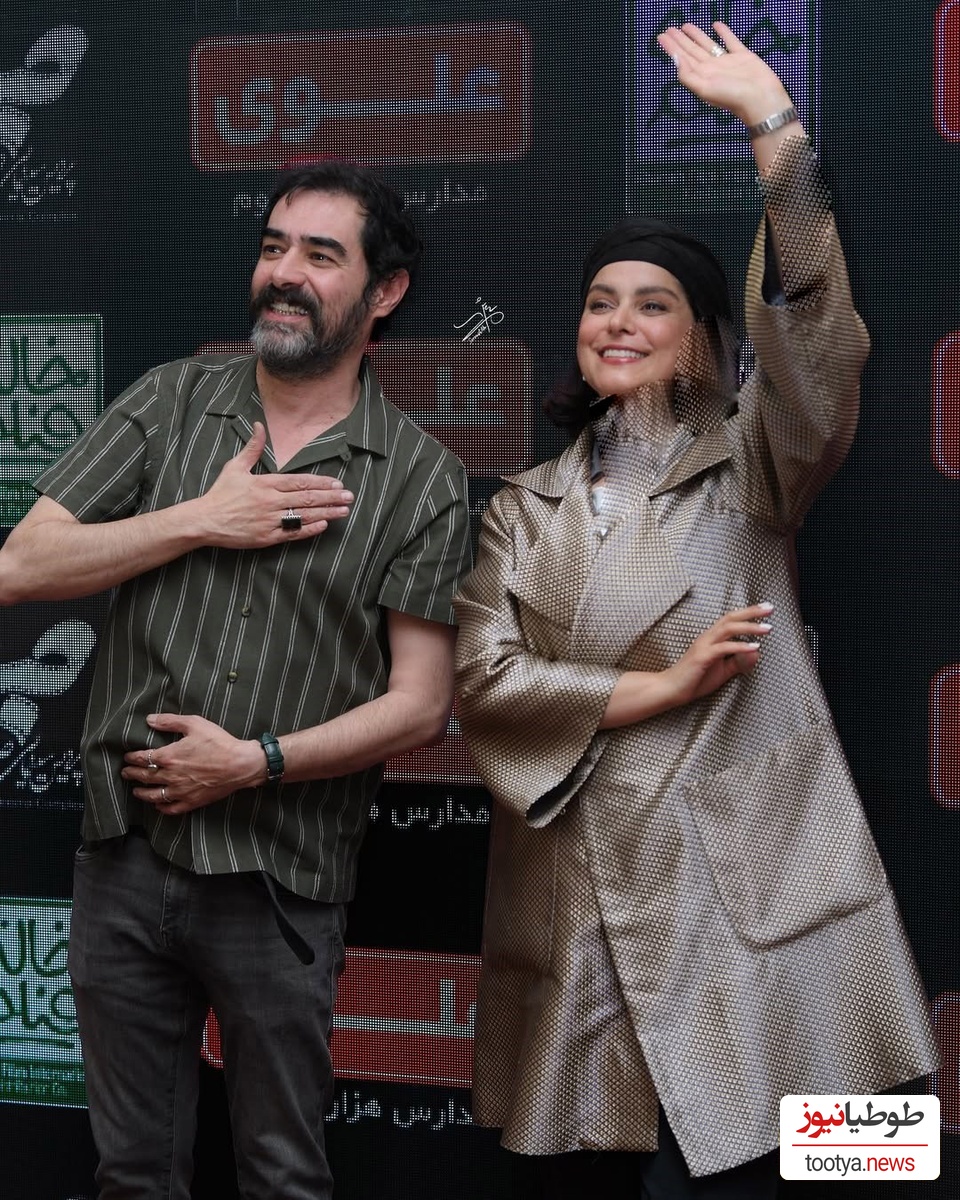 نگاهی به تیپ و استایل شیک هنرمندان در اکران فیلم «رها»/ شهاب حسینی و غزل شاکری/ زیبا، اصیل و ایرانی پسند